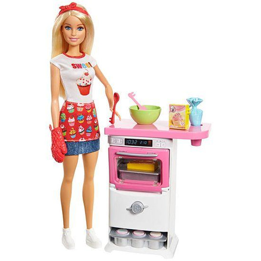 Poupée et coffret de jeu Barbie Bakery Chef
